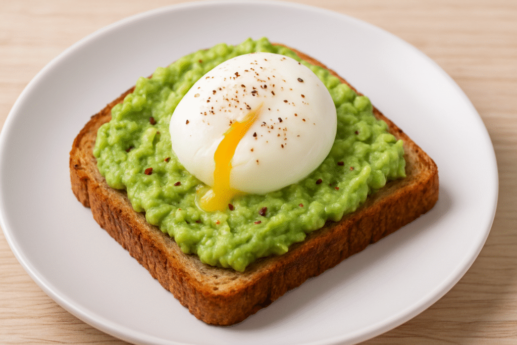 High Protein Avocado & Egg Toast (Clean & Keto-Friendly)