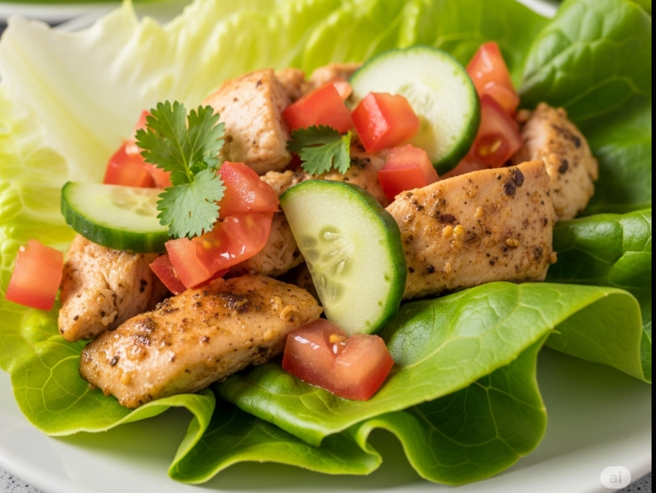 High Protein Chicken Lettuce Wraps (Low-Carb & Weight Loss Friendly)