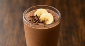 High Protein Chocolate Banana Smoothie (Tasty & Weight Loss Friendly)