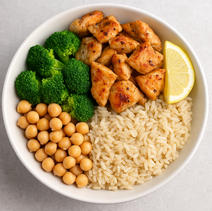 High Protein Grilled Chicken Bowl (Perfect for Fat Loss)