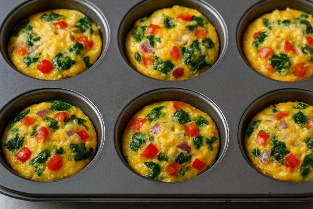 High Protein Veggie Egg Muffins (Low-Carb & Meal Prep Friendly)