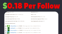 $0.18 Per Follow - Earn Money By Following Facebook Pages